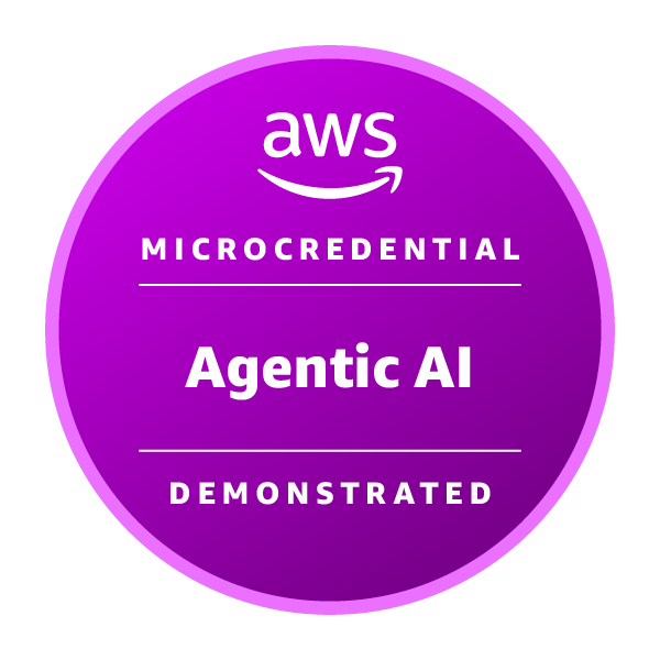 AWS Microcredential Agentic AI Demonstrated